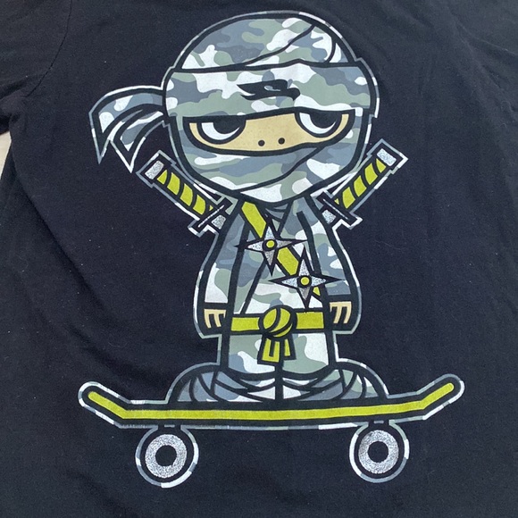 Tony Hawk Skateboarding Ninja Size 5/6 Long Sleeve Tee Shirt. - Picture 2 of 5